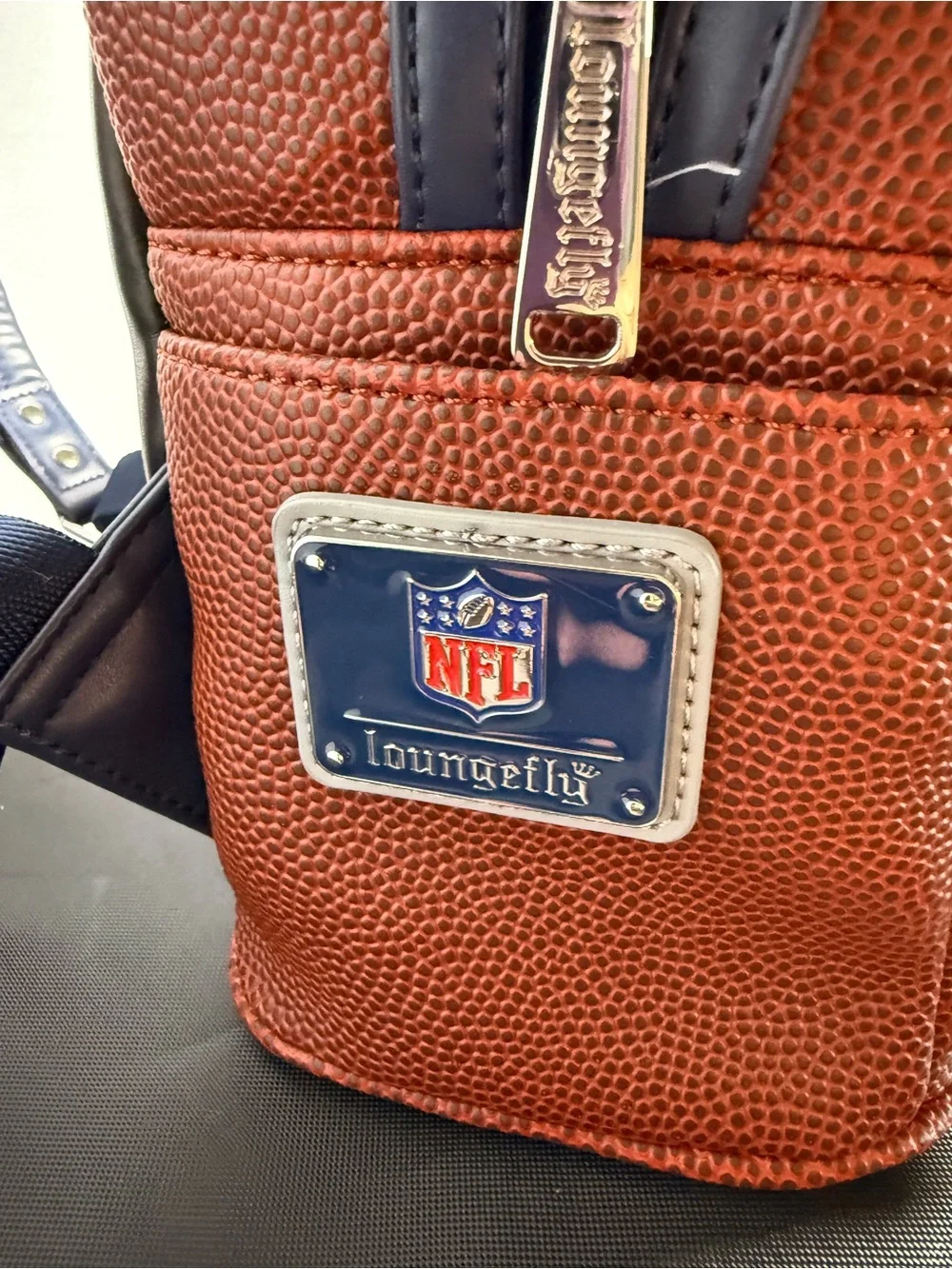 Loungefly Cowboys Football-Style Brown Mini Backpack